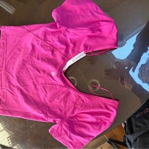 lululemon athletica Pink Short Sleeve Tee